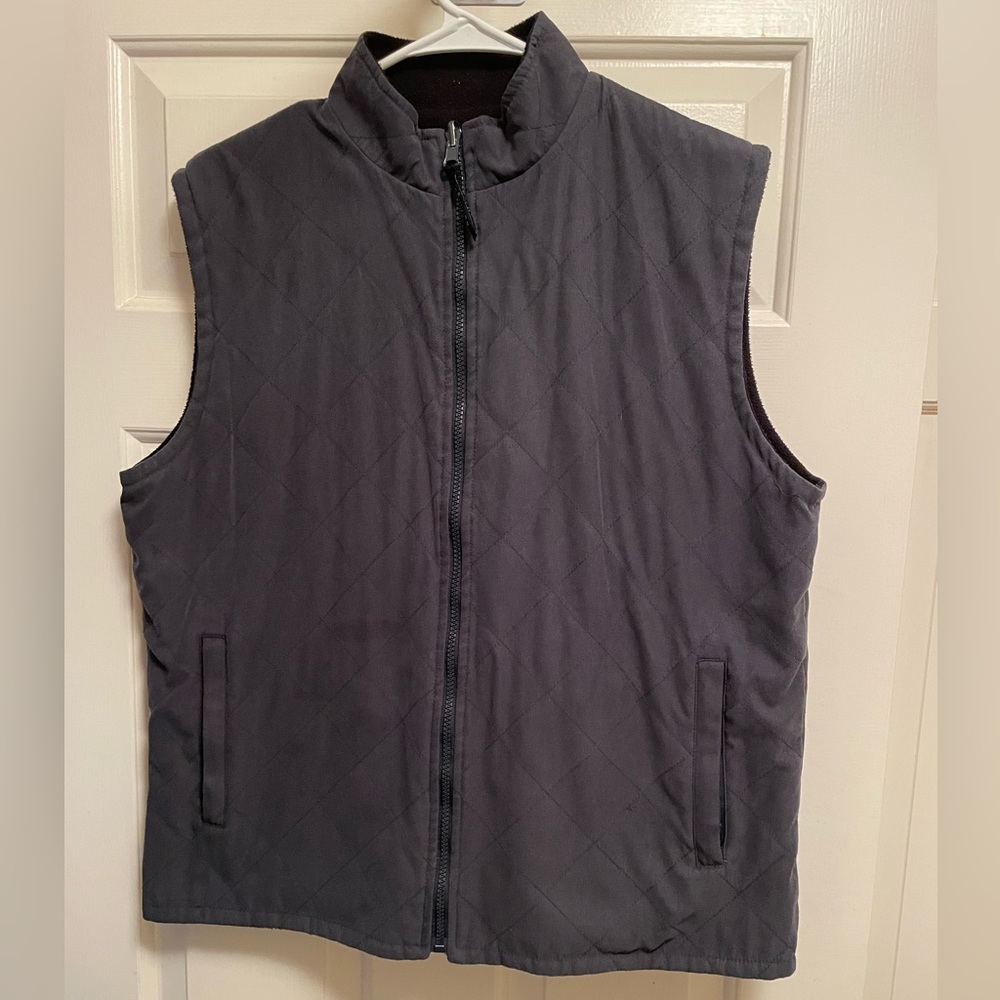 Polar fleece/quilted vest